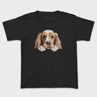 American Cocker Spaniel Peeking, Tricou Copii