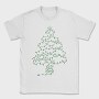Christmas Tree Made Of Lights, Tricou Barbati (Unisex)