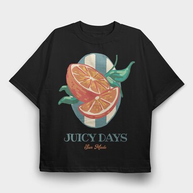 Juicy Days Citrus Summer, Tricou Oversize Barbati (Unisex)