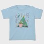 Christmas Tree New Year Character Present Pillow, Tricou Copii