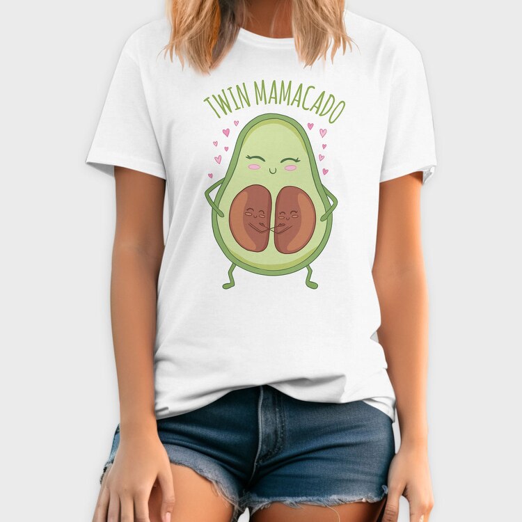 Twin Mamacado, Tricou Barbati (Unisex)