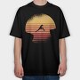 Jumping Man Retro, Tricou Oversize Barbati (Unisex)