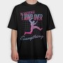 Retrowave Parkour Jump, Tricou Oversize Barbati (Unisex)