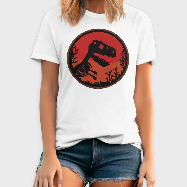 Jurassic Dinosaur Skeleton, Tricou Barbati (Unisex)