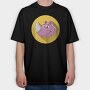 Rhino Smiley, Tricou Oversize Barbati (Unisex)