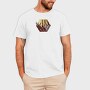 Deer Illustration Geometric Forest, Tricou Barbati (Unisex)
