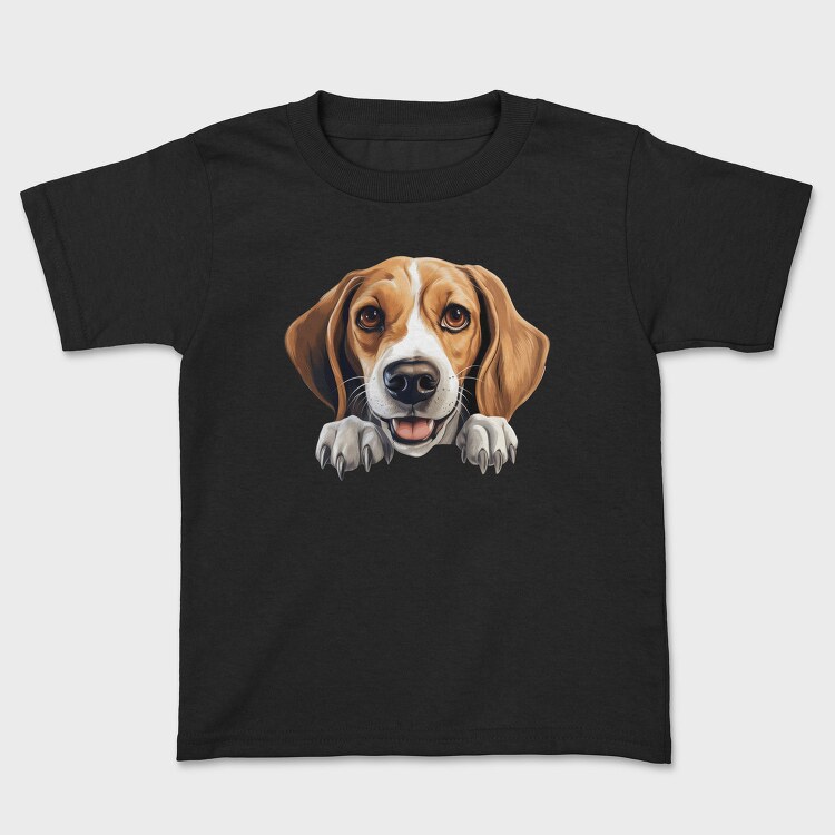 American Foxhound Peeking, Tricou Copii