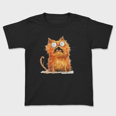 Angry Cat Expression, Tricou Copii