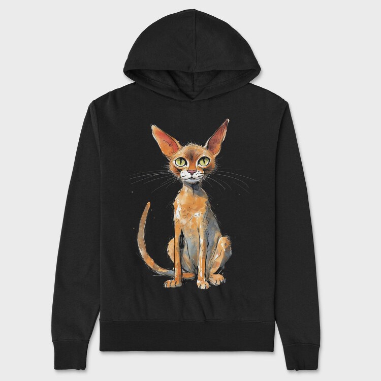 Abyssinian 2, Hanorac Oversize Barbati (Unisex)