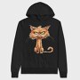 Angry Cat Sublimation Clipart 95807296, Hanorac Oversize Barbati (Unisex)