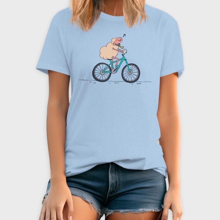 Bicicycle Sheep, Tricou Barbati (Unisex)
