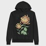 Chrysanthemum Japanese Traditional Flowers, Hanorac Oversize Barbati (Unisex)