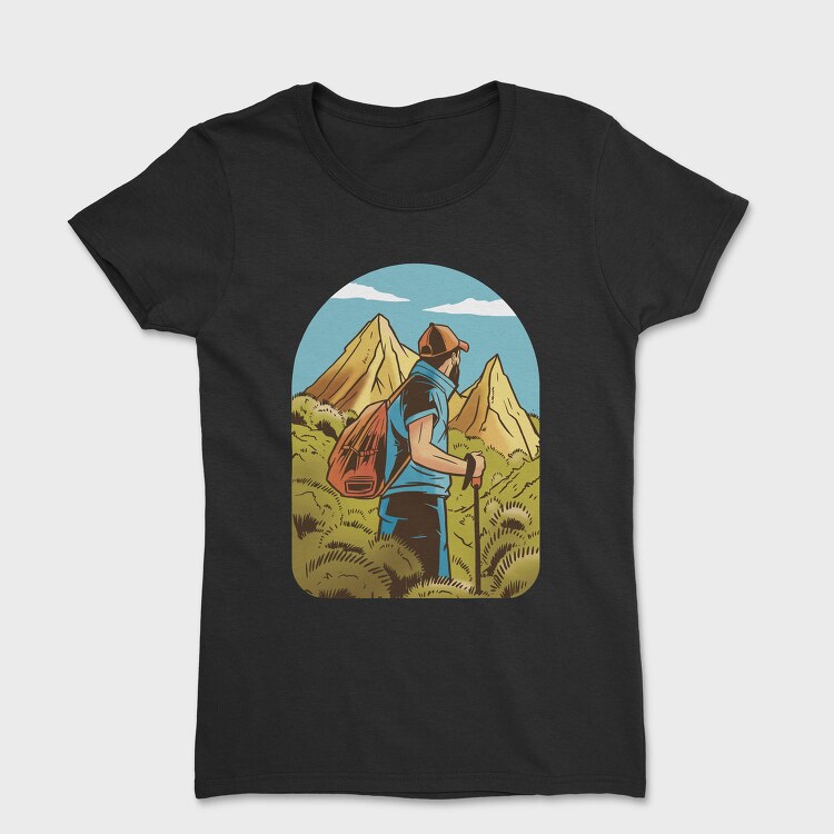 Hiking Man, Tricou Femei