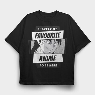 Anime Hobby, Tricou Oversize Barbati (Unisex)
