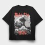 Ride The Wave Art, Tricou Oversize Barbati (Unisex)