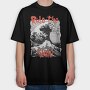 Ride The Wave Art, Tricou Oversize Barbati (Unisex)