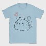 Chubby Cat And Butterfly Sketch, Tricou Barbati (Unisex)