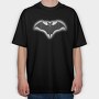 Goth Bat Highlighted Glowing, Tricou Oversize Barbati (Unisex)