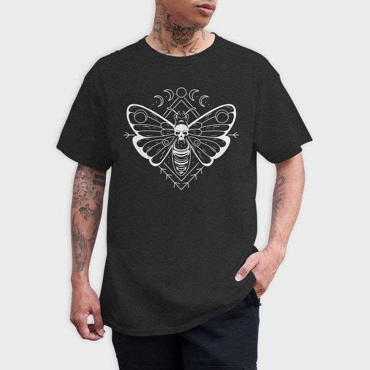 Goth Night Moth Death, Tricou Barbati (Unisex)