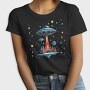 Ufo Christmas Tote, Tricou Femei