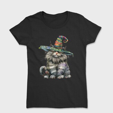 Angry Cat Hat 95807296, Tricou Femei