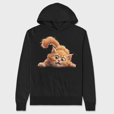 Angry Cat Sublime, Hanorac Oversize Barbati (Unisex)