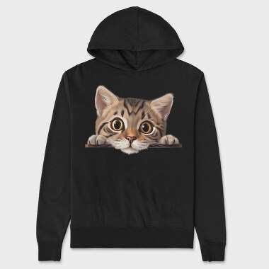 American Shorthair Peep, Hanorac Oversize Barbati (Unisex)