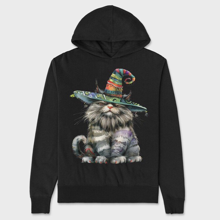 Angry Cat Hat 95807296, Hanorac Oversize Barbati (Unisex)