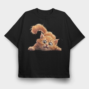 Angry Cat Sublime, Tricou Oversize Barbati (Unisex)
