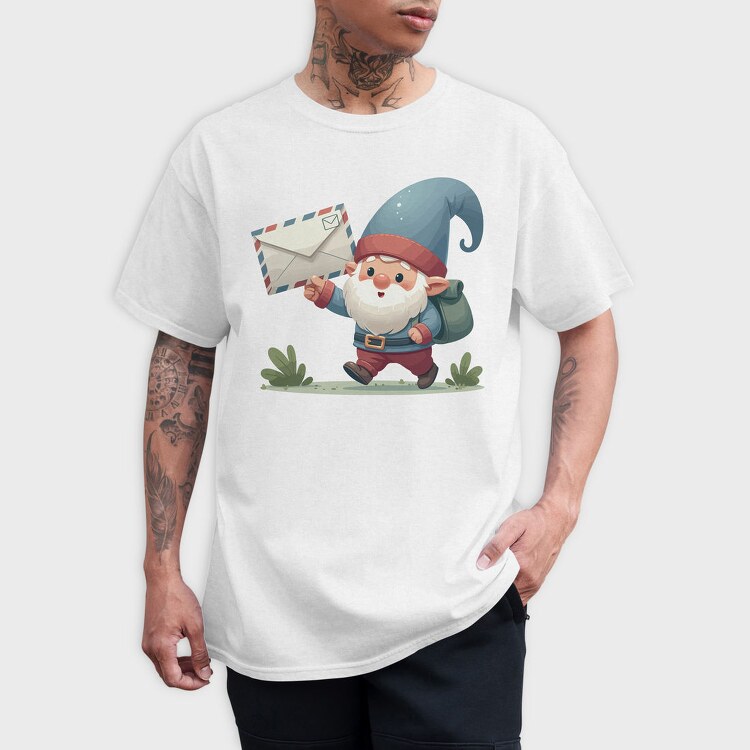 Delivery Gnome, Tricou Barbati (Unisex)