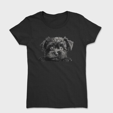 Affenpinscher Peeking, Tricou Femei