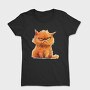 Angry Cat Watercolor, Tricou Femei