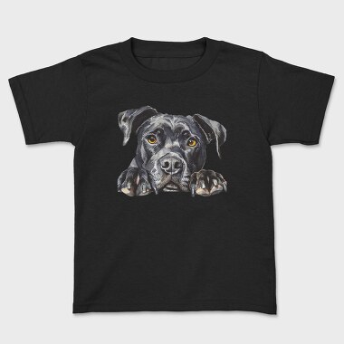 American Staffordshire Terrier Peeking Face, Tricou Copii