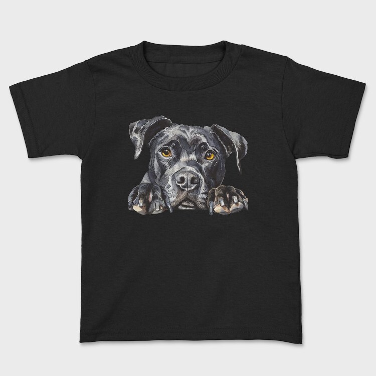 American Staffordshire Terrier Peeking Face, Tricou Copii