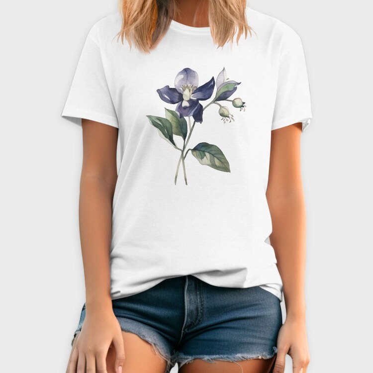 Nightshade Flower, Tricou Barbati (Unisex)