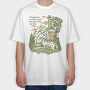 Hiking With My Dog, Tricou Oversize Barbati (Unisex)