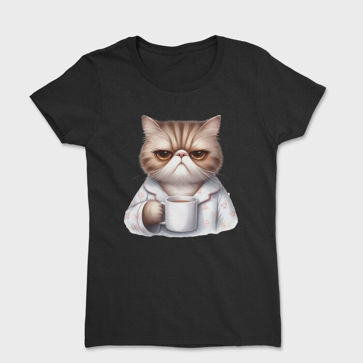 Angry Cat Morning, Tricou Femei