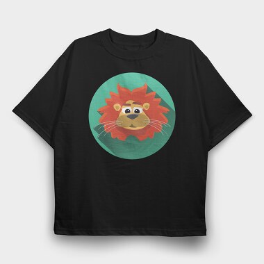 Roaring Lion Mane, Tricou Oversize Barbati (Unisex)