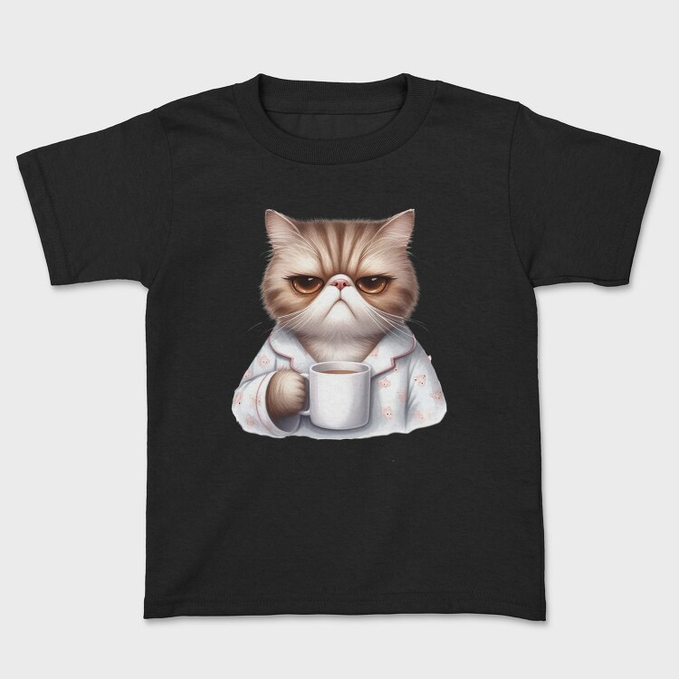 Angry Cat Morning, Tricou Copii