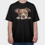 American Staffordshire Terrier, Tricou Oversize Barbati (Unisex)