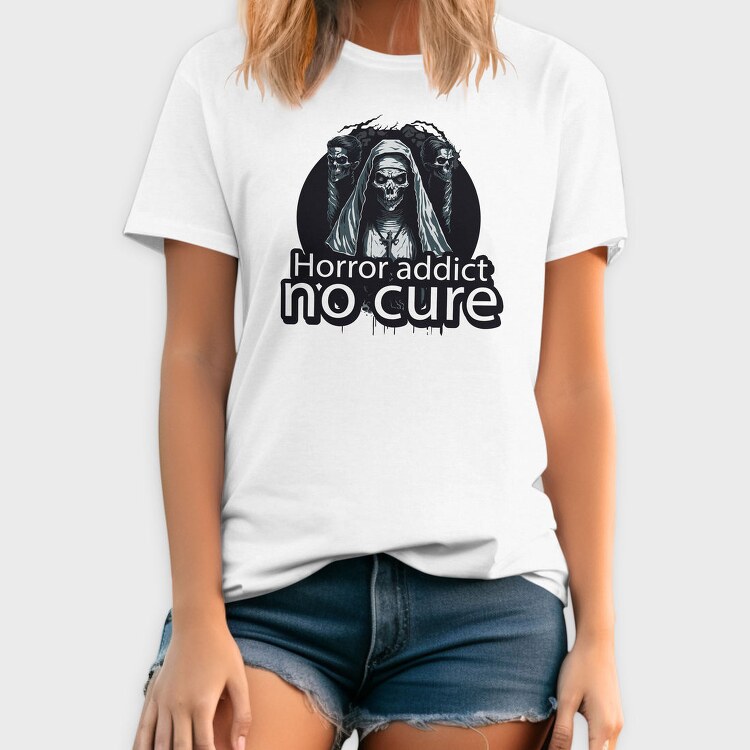 Undead Horror Addict, Tricou Barbati (Unisex)