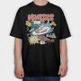 Nineties 90S Kid Retro 1, Tricou Oversize Barbati (Unisex)