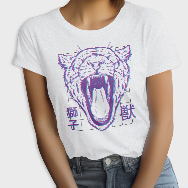 Roaring Lioness Blurred, Tricou Femei