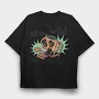 Wild Skull Child, Tricou Oversize Barbati (Unisex)