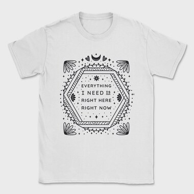 Everything I Need Right Here Right Now, Tricou Barbati (Unisex)
