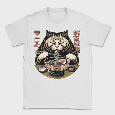 Japanese Cat Ramen 2, Tricou Barbati (Unisex)