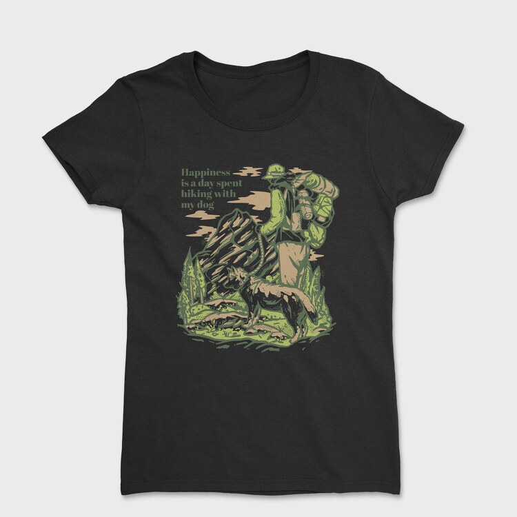 Hiking With My Dog, Tricou Femei