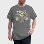Graveyard Skeleton Unhappy Squeleton In A, Tricou Barbati (Unisex)
