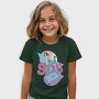 Nineties Pink 90S Anime Girl, Tricou Copii