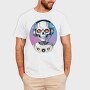 Robot Skull With Headphones, Tricou Barbati (Unisex)